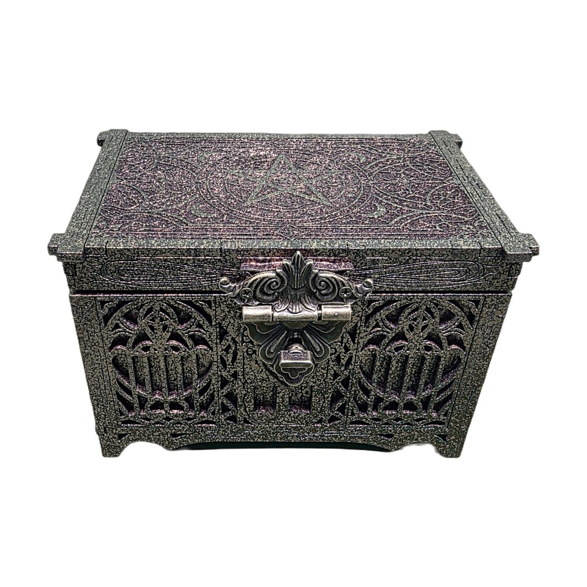 Gothic Pentagram Fretwork Chest