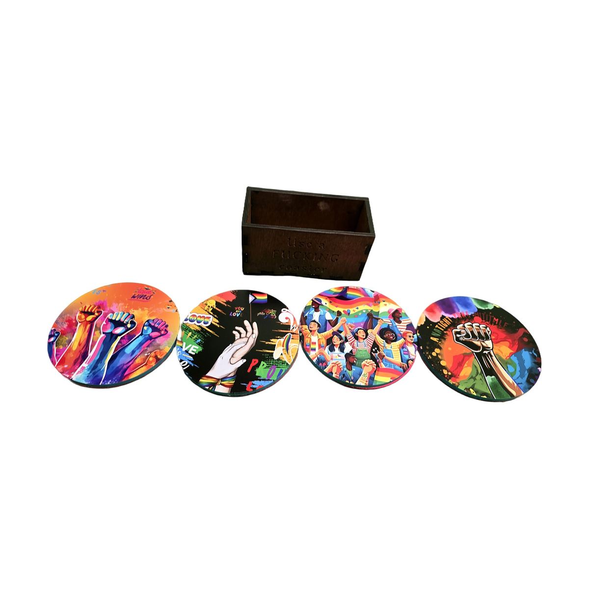 Pride Art Coaster Set