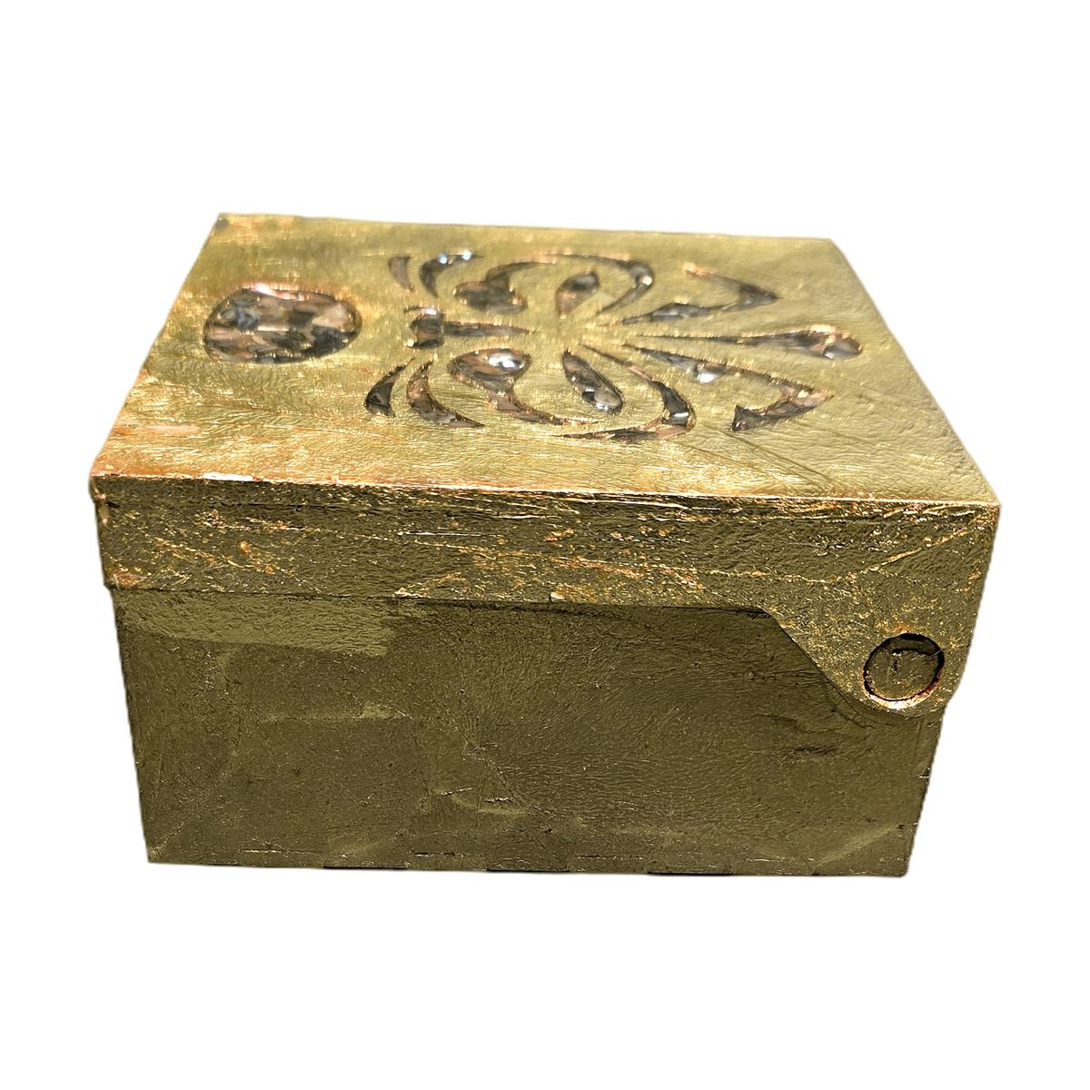 Tiki Paua-Inlay Coaster Box with 4 Coasters