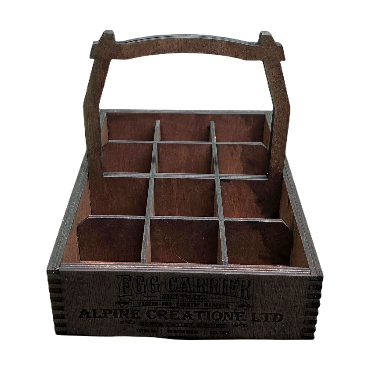 Wooden Egg Carrier (12 Eggs)
