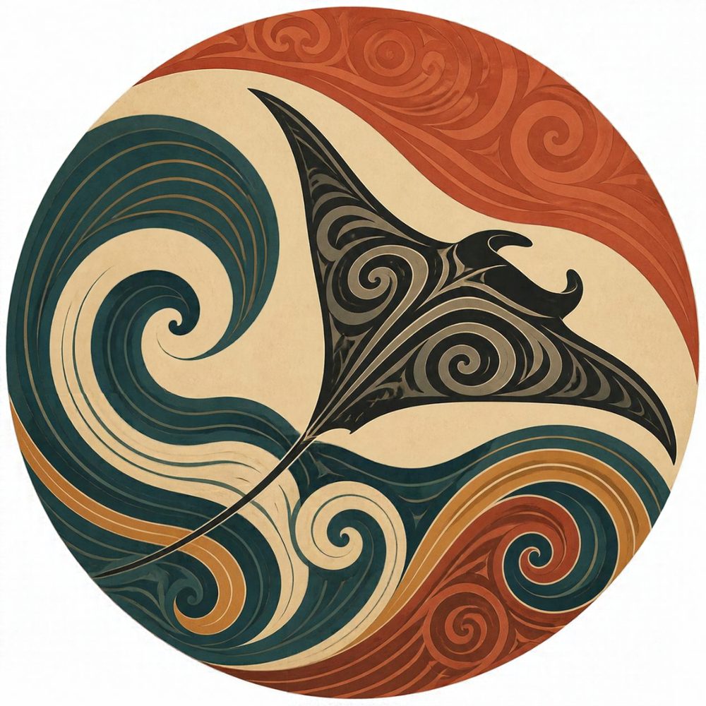 Aotearoa Koru II — No. 2 Coaster