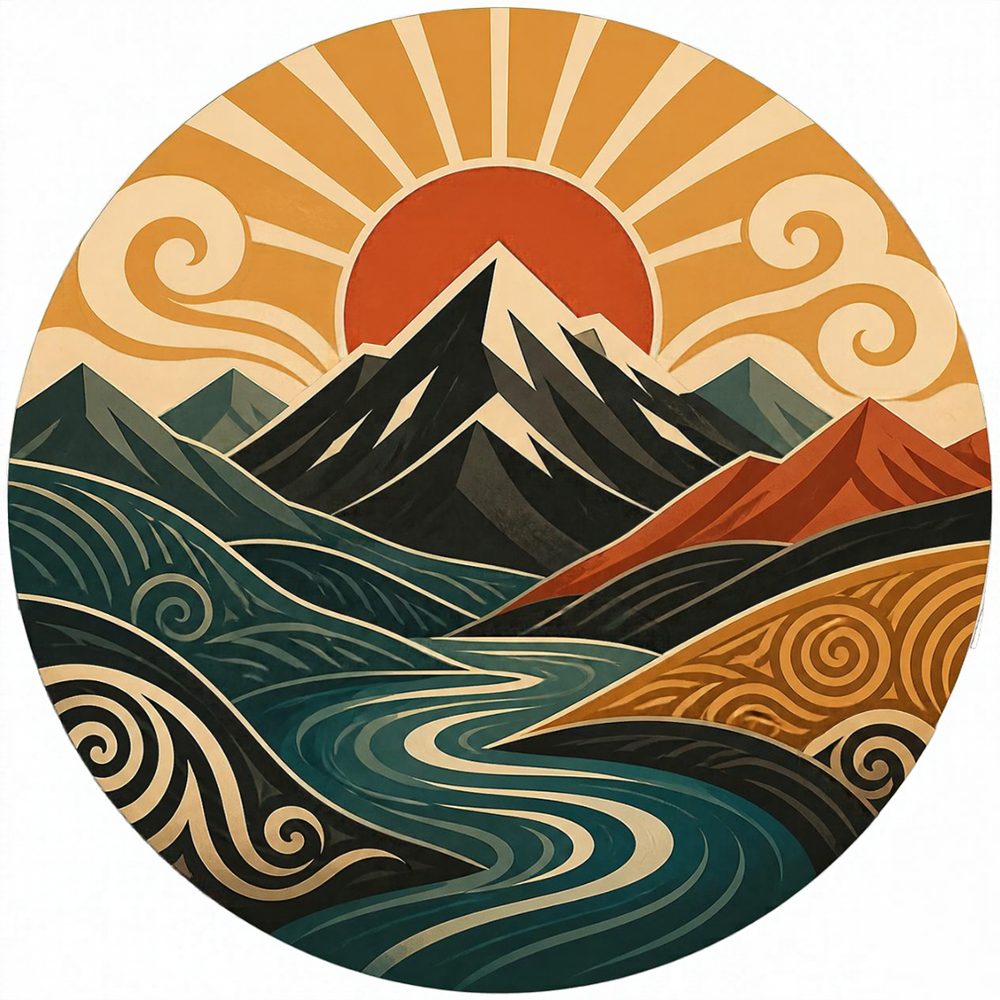 Aotearoa Koru II — No. 4 Coaster