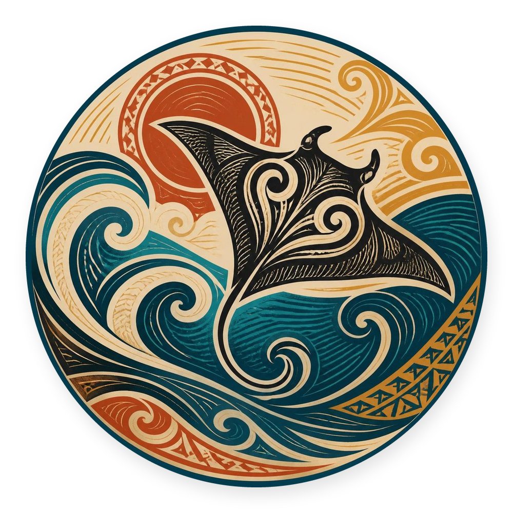 Aotearoa Koru — No. 2 Coaster