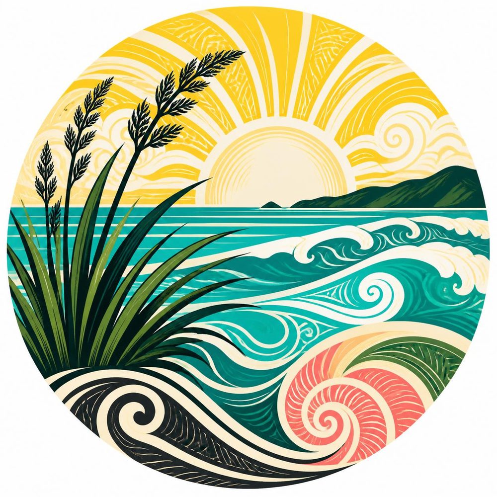 Aotearoa Moana — No. 3 Coaster