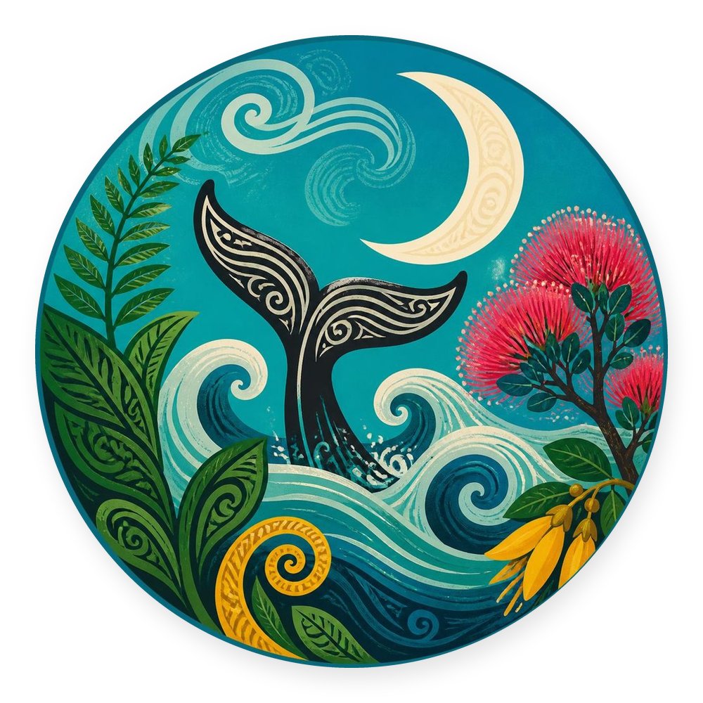 Aotearoa Moana — No. 4 Coaster