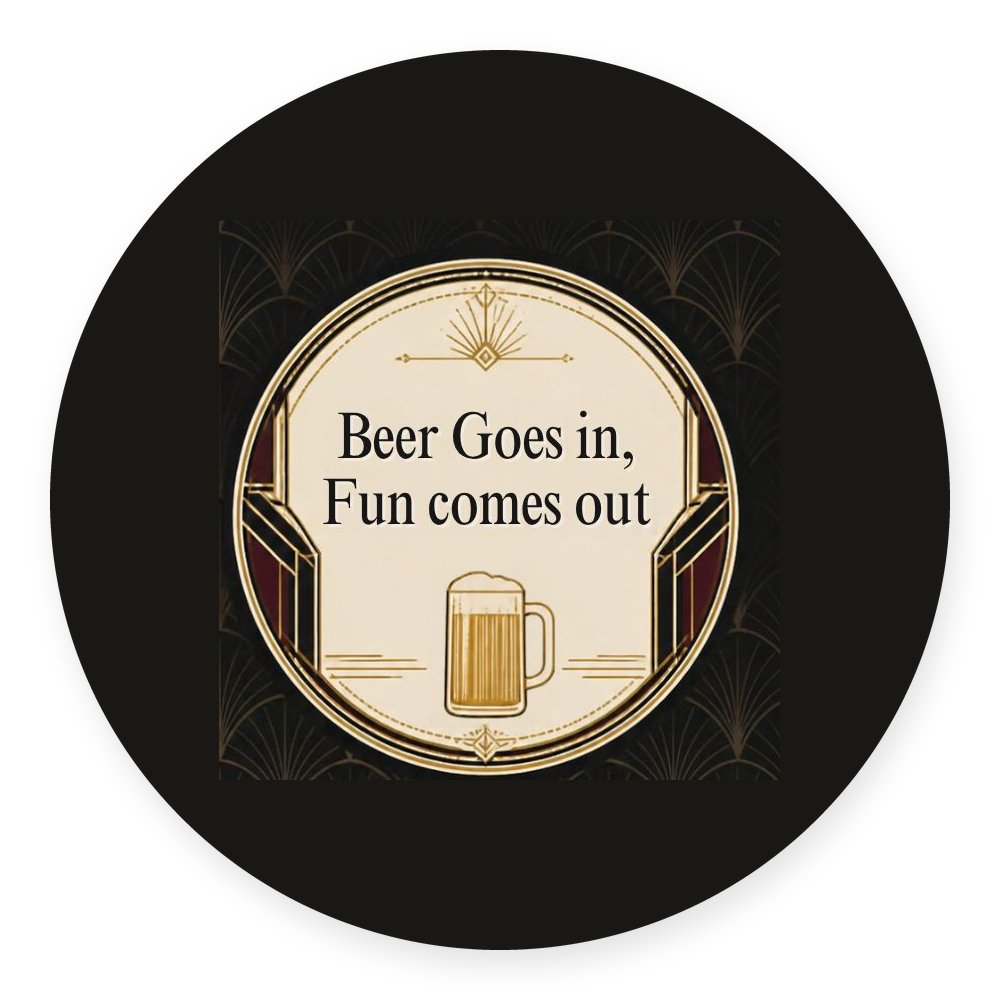 Bar Sayings — Gold Ring — No. 2 Coaster