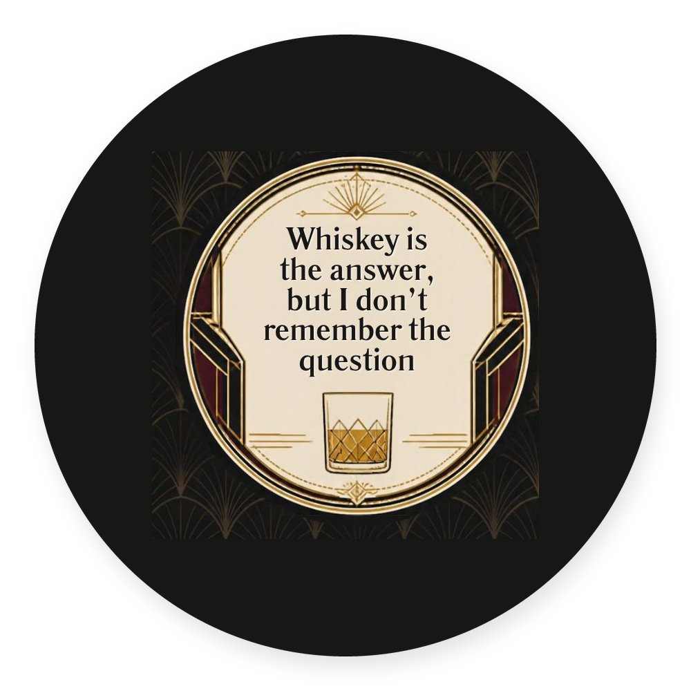 Bar Sayings — Gold Ring — No. 3 Coaster