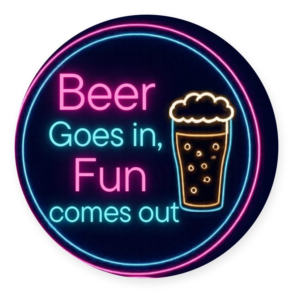 Bar Sayings — Neon — No. 2 Coaster