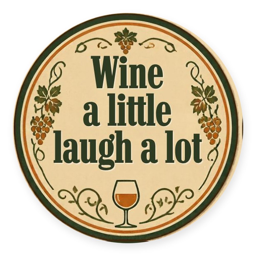 Bar Sayings — Vintage Cream — No. 1 Coaster