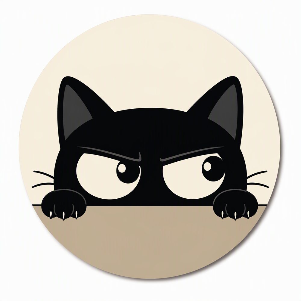 Cattitude 1 — No. 1 Coaster