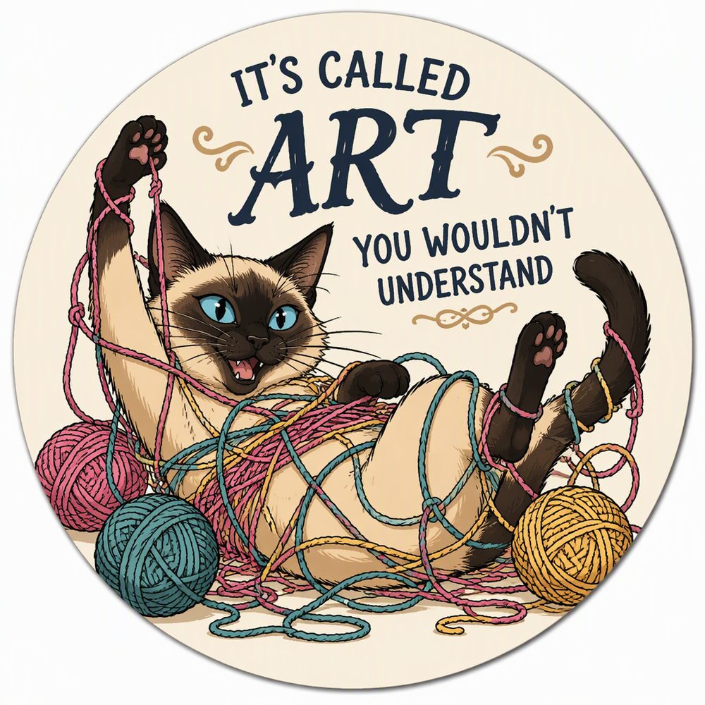 Cattitude 2 — No. 3 Coaster