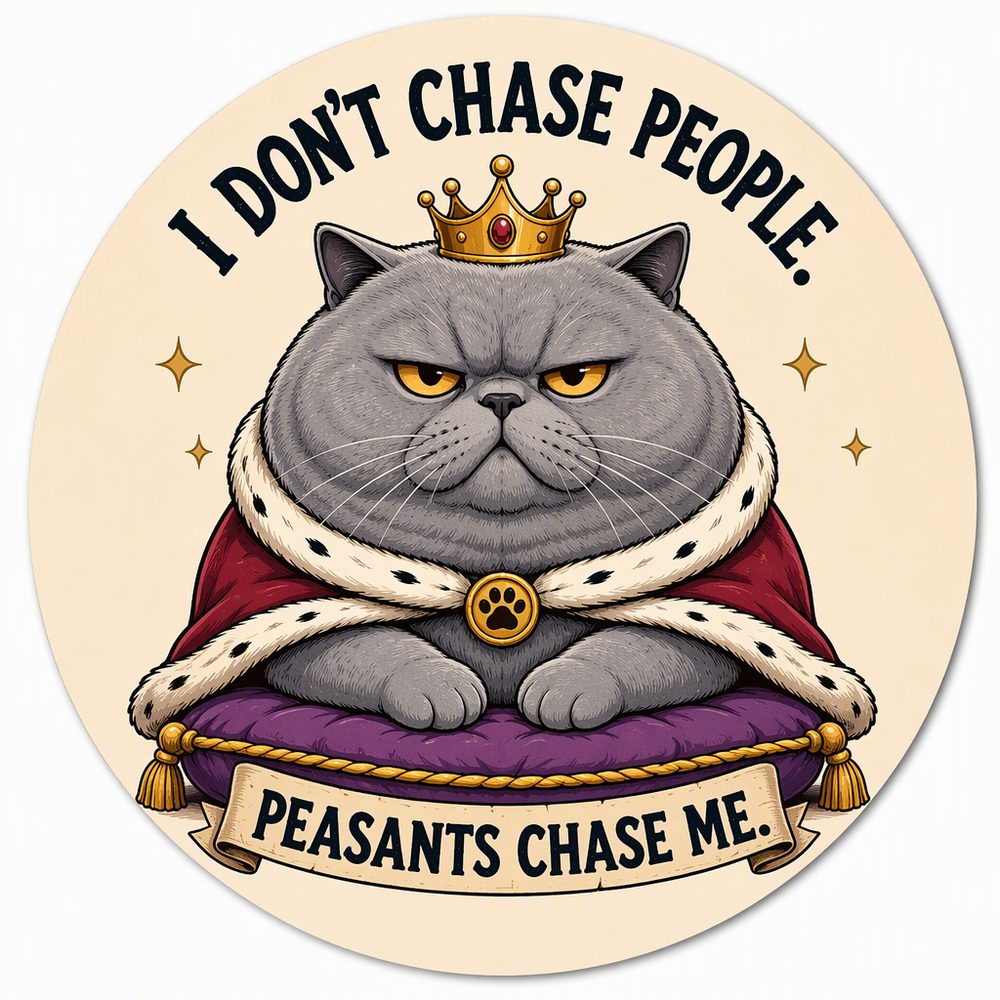 Cattitude 2 — No. 4 Coaster