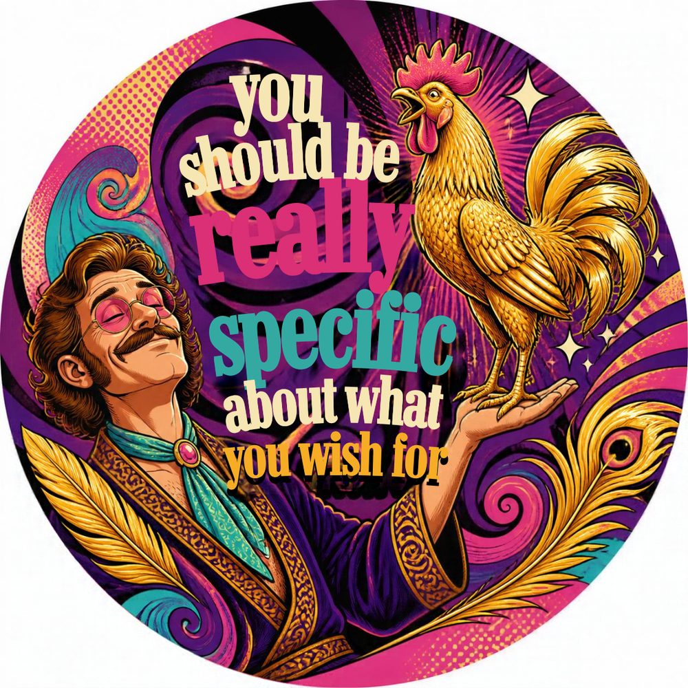 Cheeky Rooster Single No. 2 Coaster