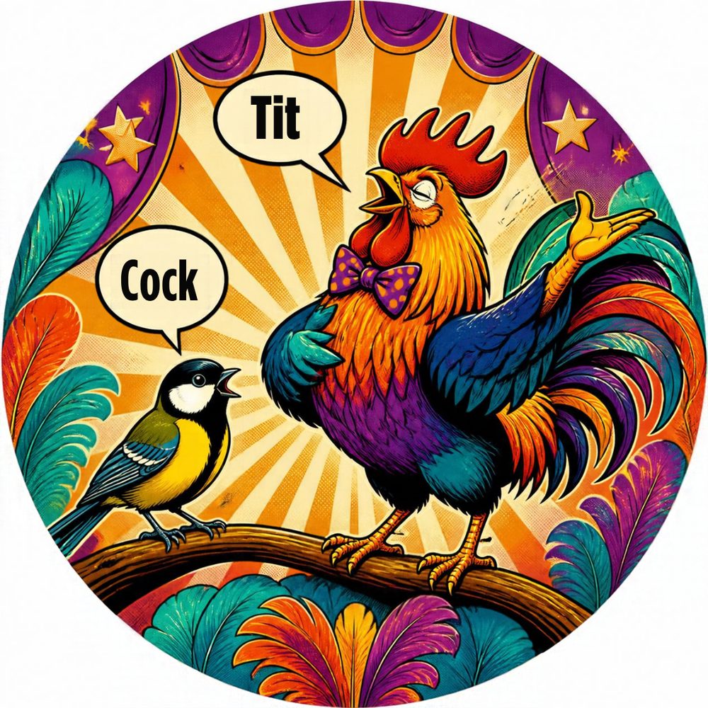 Cheeky Rooster Single No. 3 Coaster