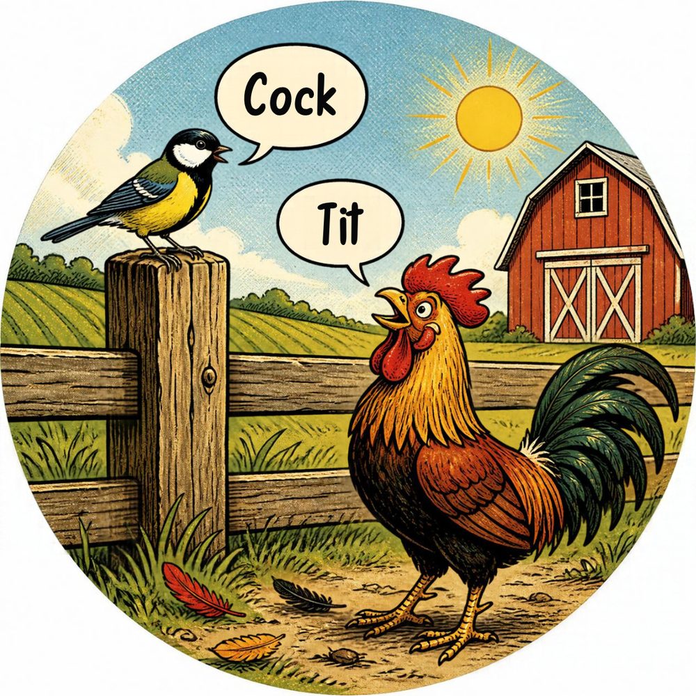 Cheeky Rooster Single No. 4 Coaster