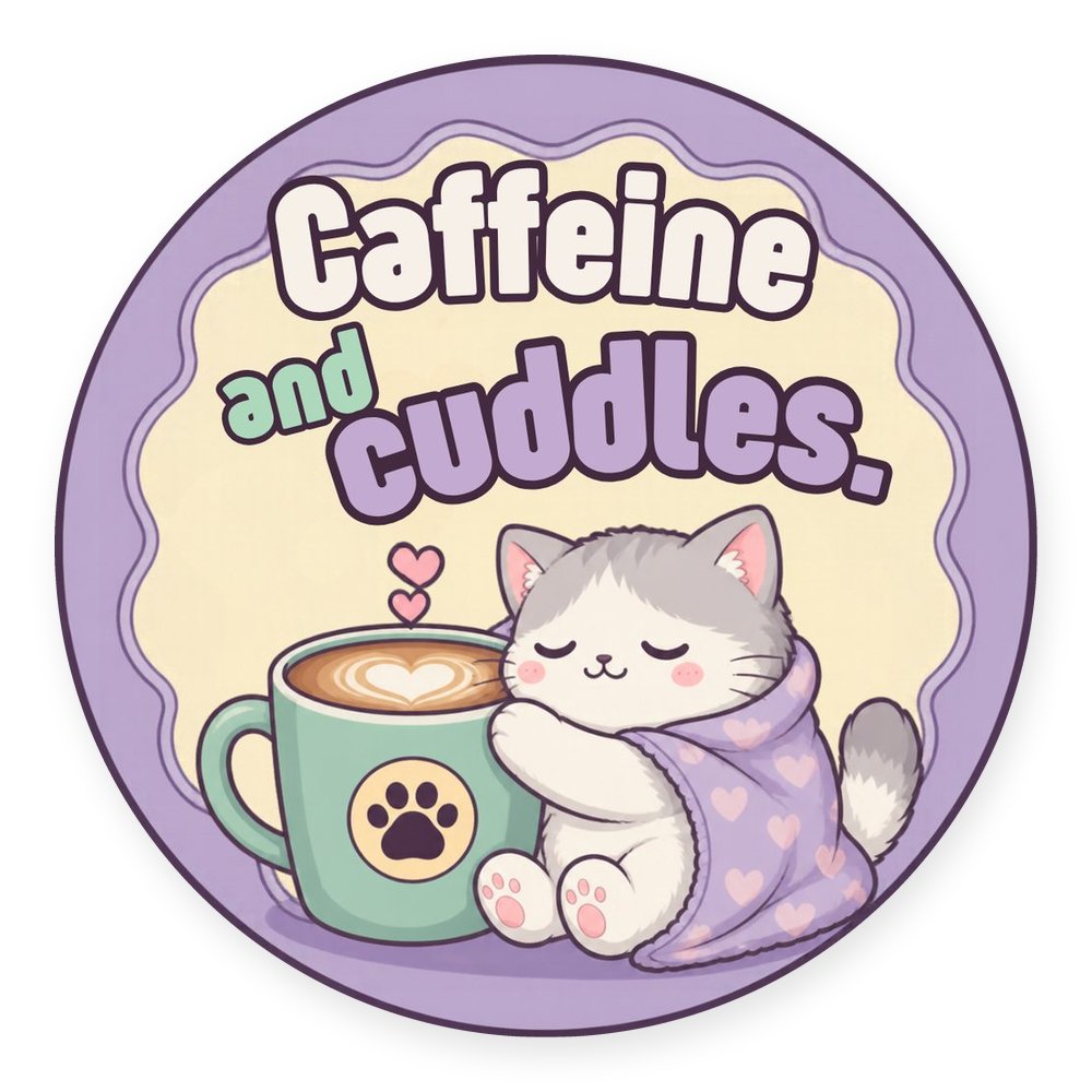 Cosy Kawaii Cats — No. 1 Coaster