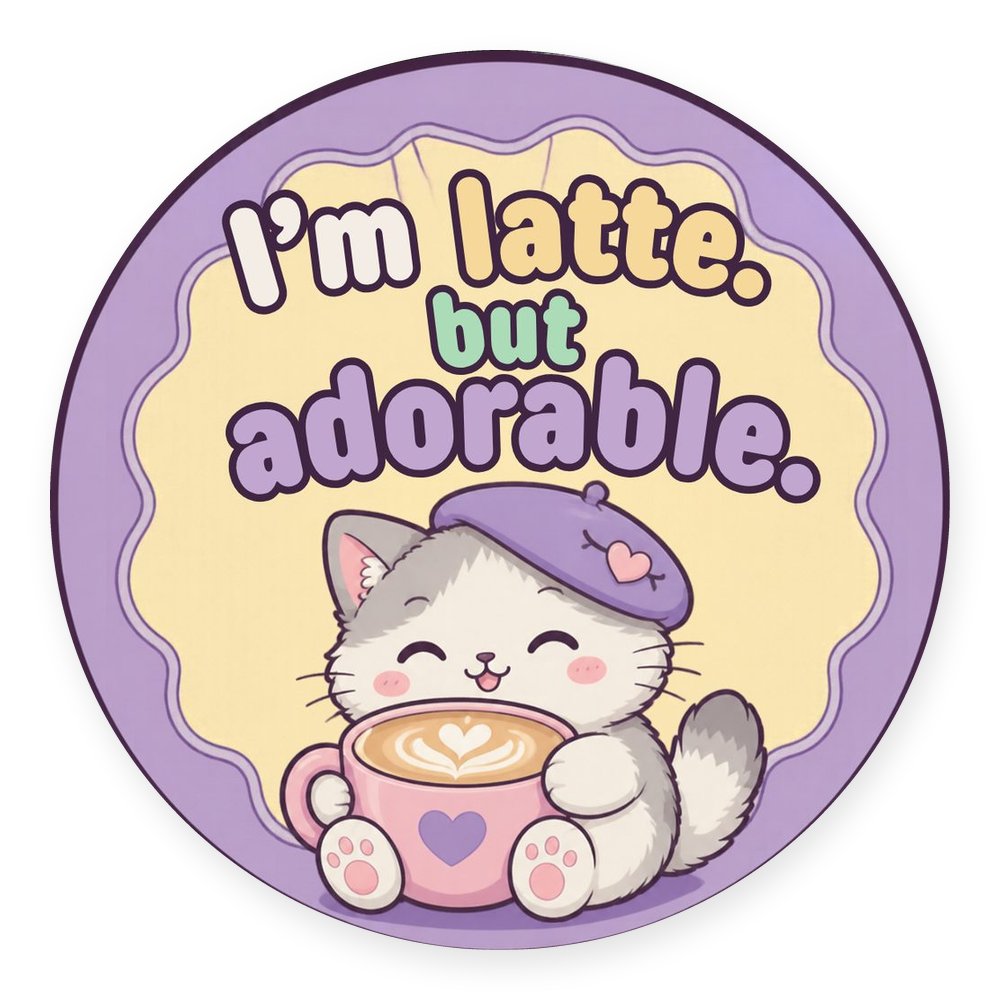 Cosy Kawaii Cats — No. 2 Coaster
