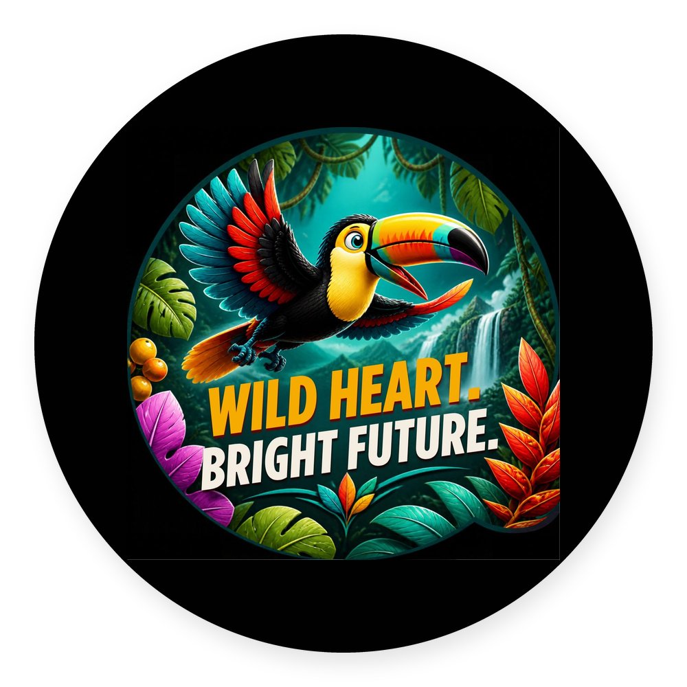 Jungle Toucan Single No. 2 Coaster