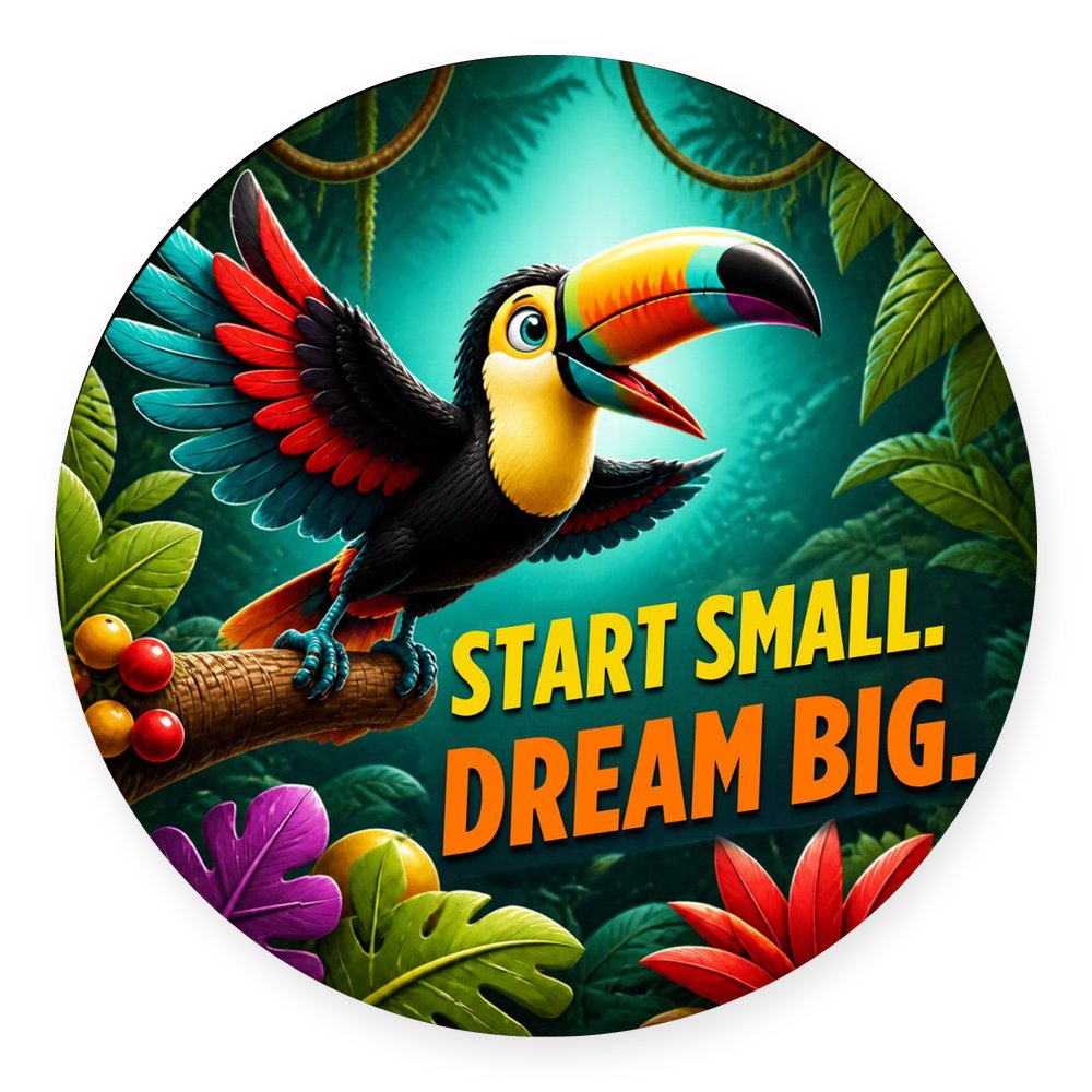 Jungle Toucans — No. 2 Coaster