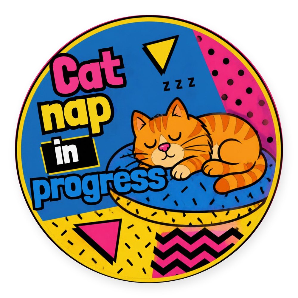 Retro Pop Cats — No. 4 Coaster
