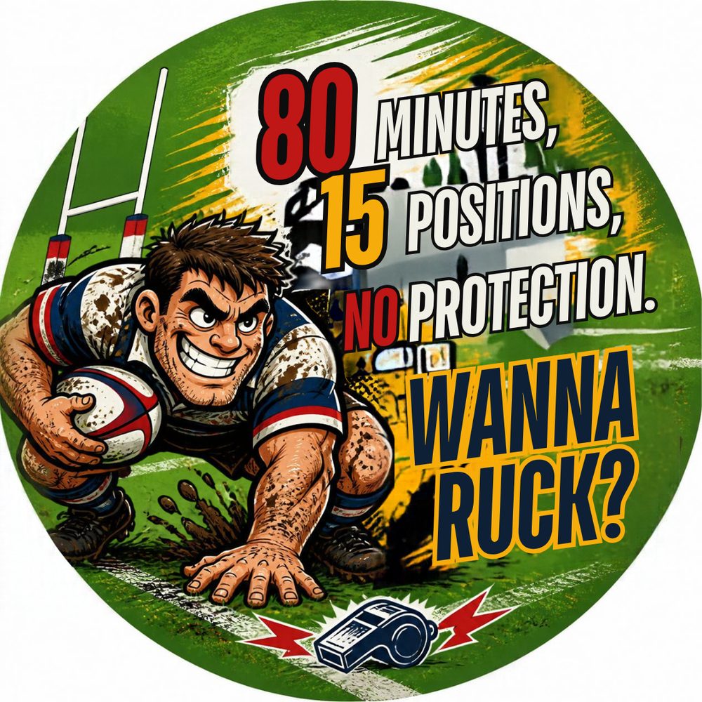 Rugby Set 1 Coaster Set of 4