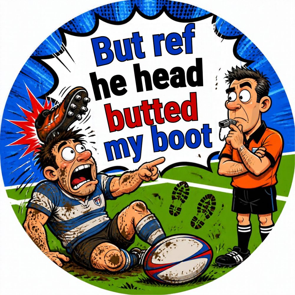 Rugby Set 2 Coaster Set of 4