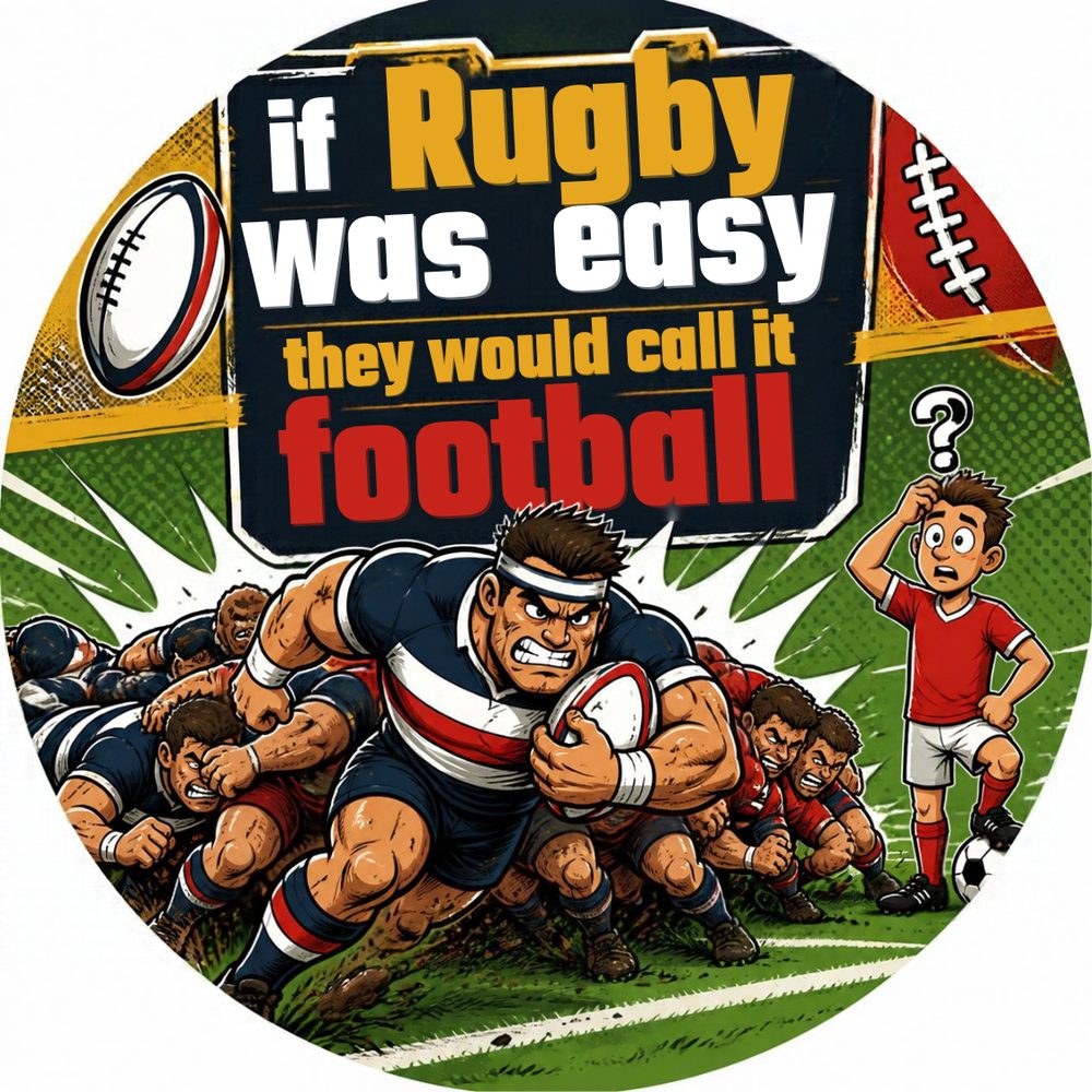 Rugby Set 2 — Rugby Easy Football Coaster