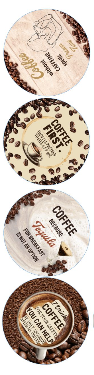 Coffee Beans Coaster Set of 4