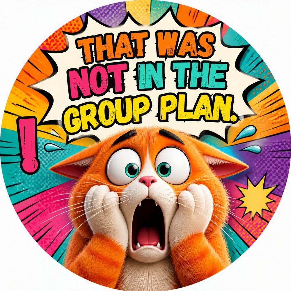 Shocked Cats 1 — No. 3 Coaster