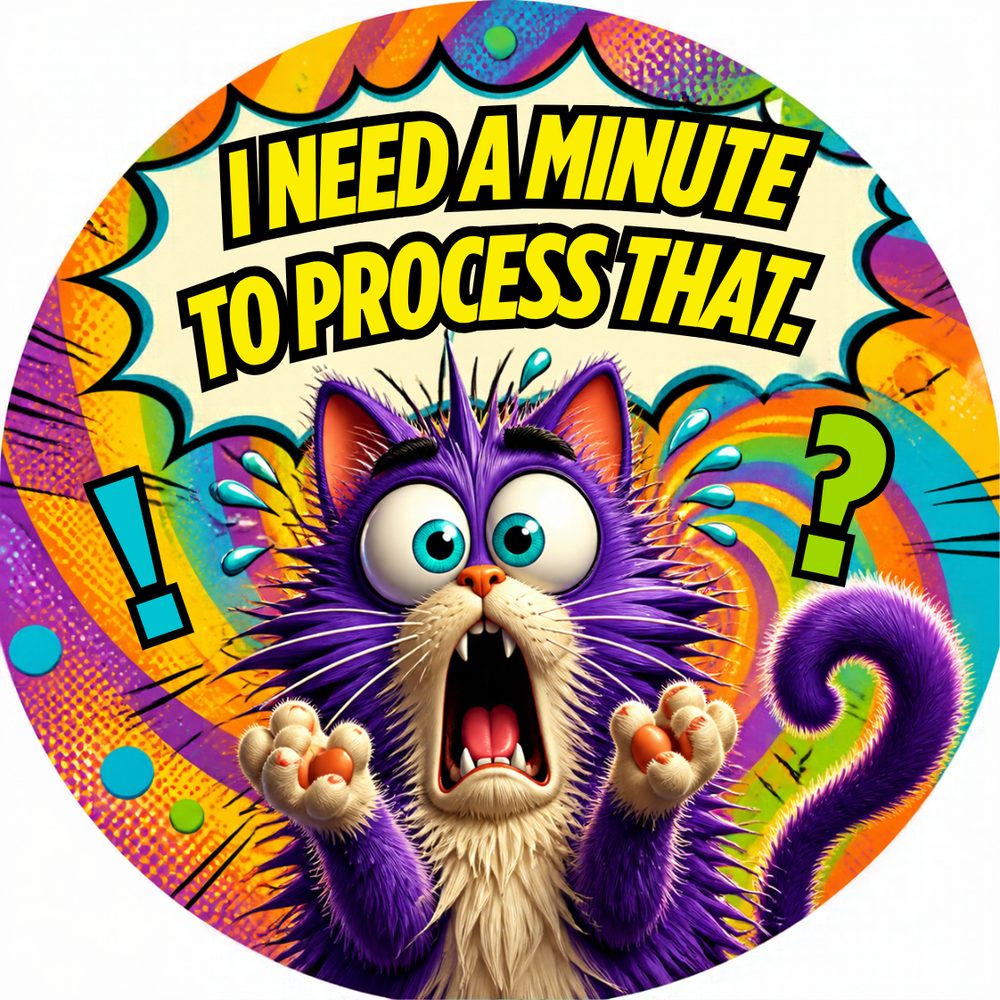 Shocked Cats 2 — No. 2 Coaster