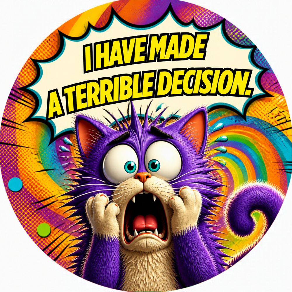 Shocked Cats 2 — No. 4 Coaster