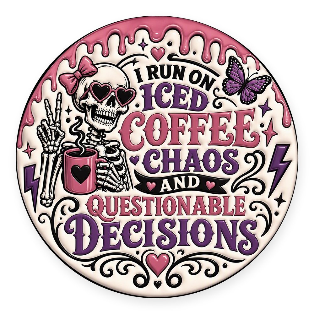 Skeleton Sass 1 — No. 3 Coaster