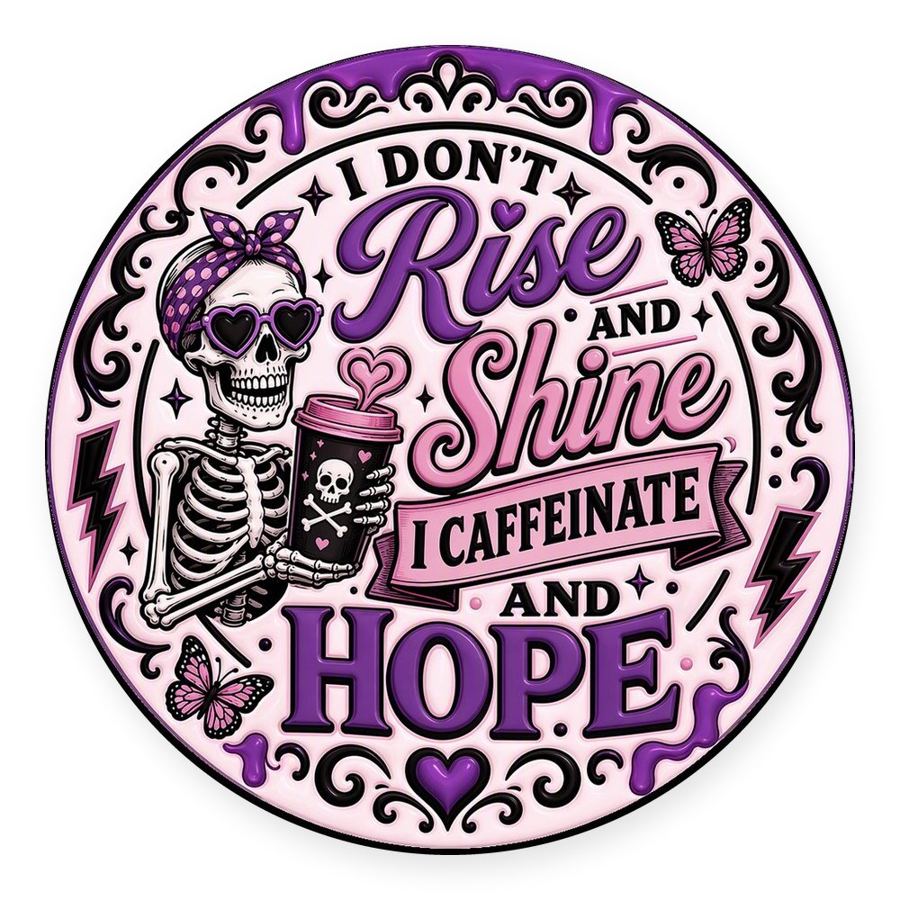 Skeleton Sass 2 — No. 4 Coaster