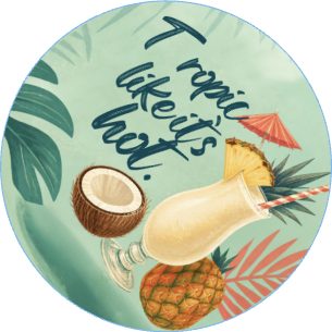 Tiki Tropical — No. 1 Coaster