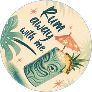 Tiki Tropical — No. 2 Coaster
