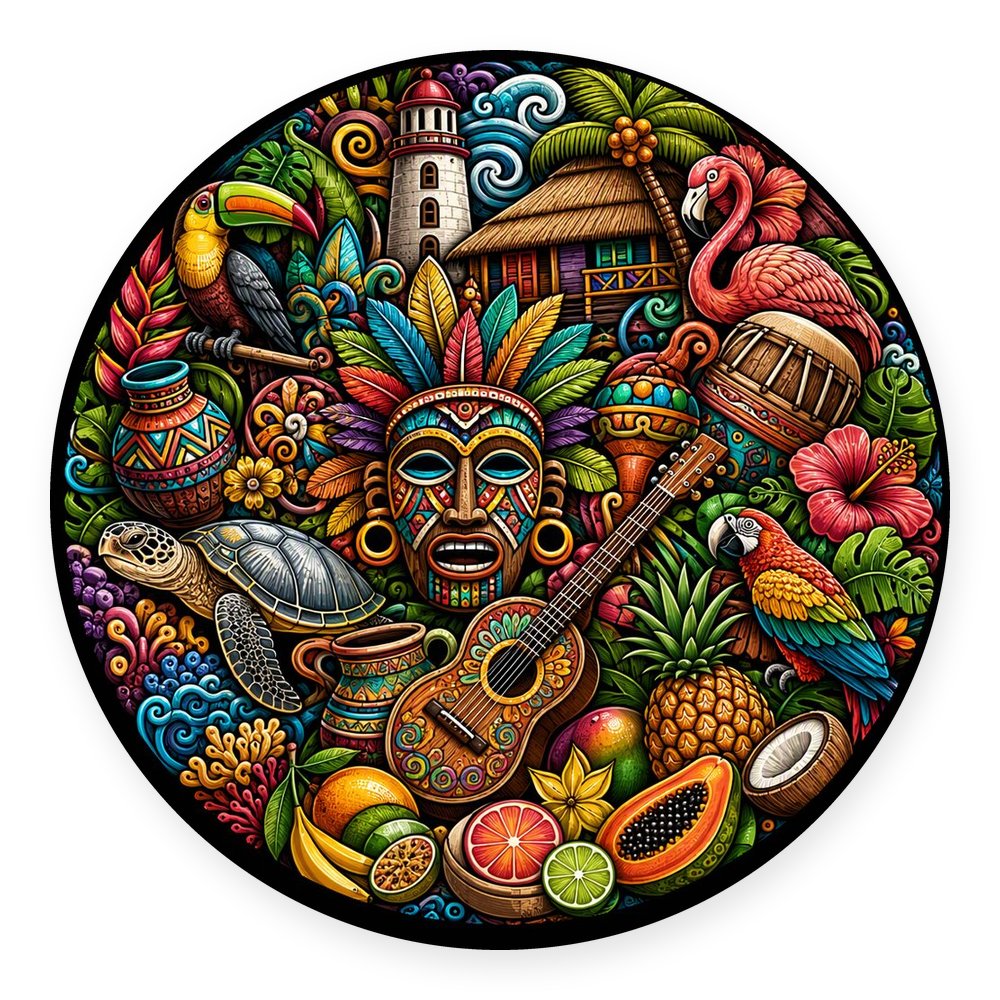 Tropical Tiki 1 — No. 2 Coaster