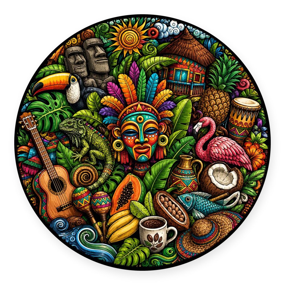 Tropical Tiki 2 — No. 2 Coaster
