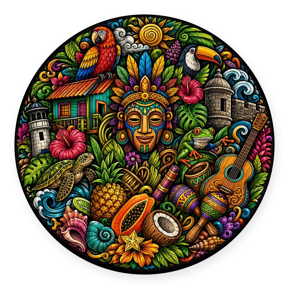 Tropical Tiki 2 — No. 4 Coaster
