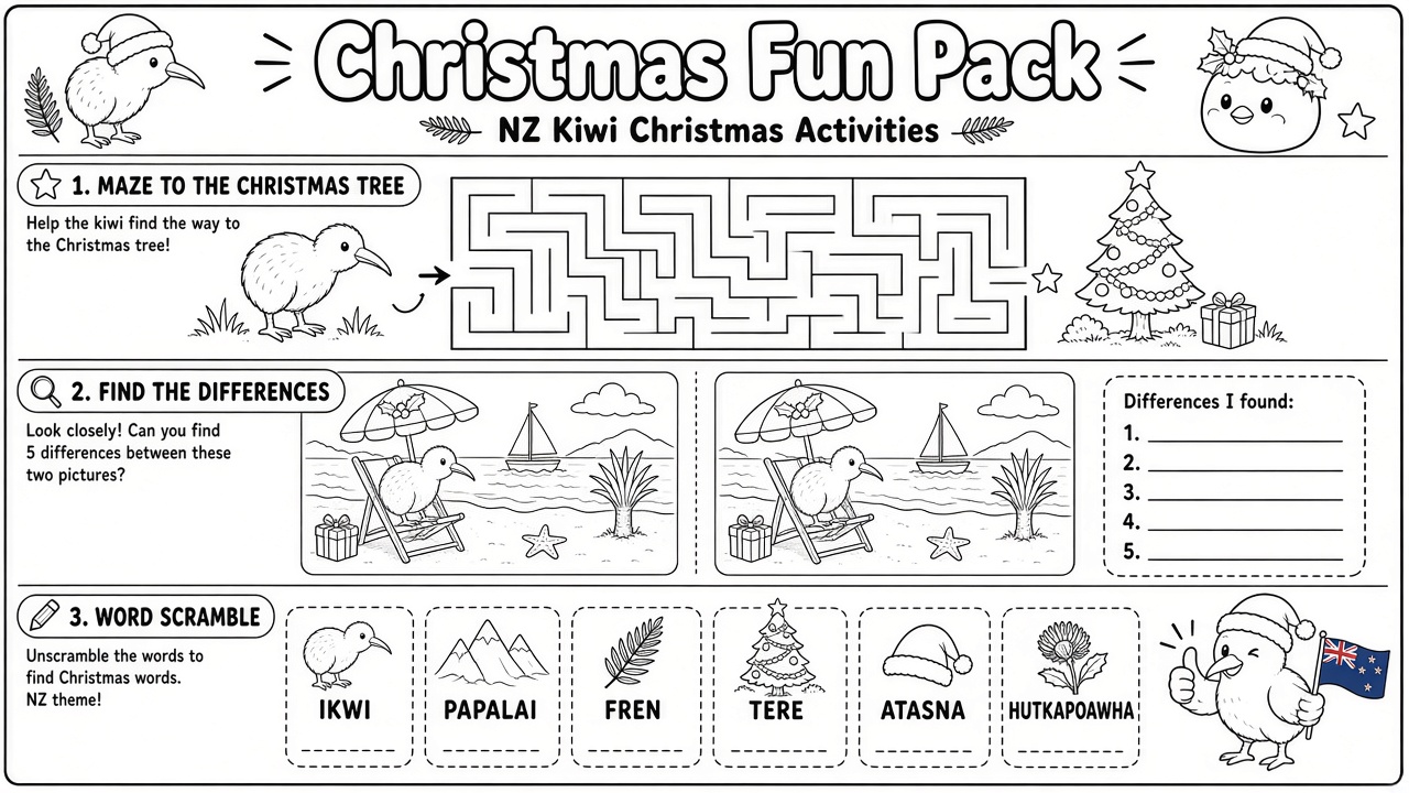 Kids Christmas Fun Pack