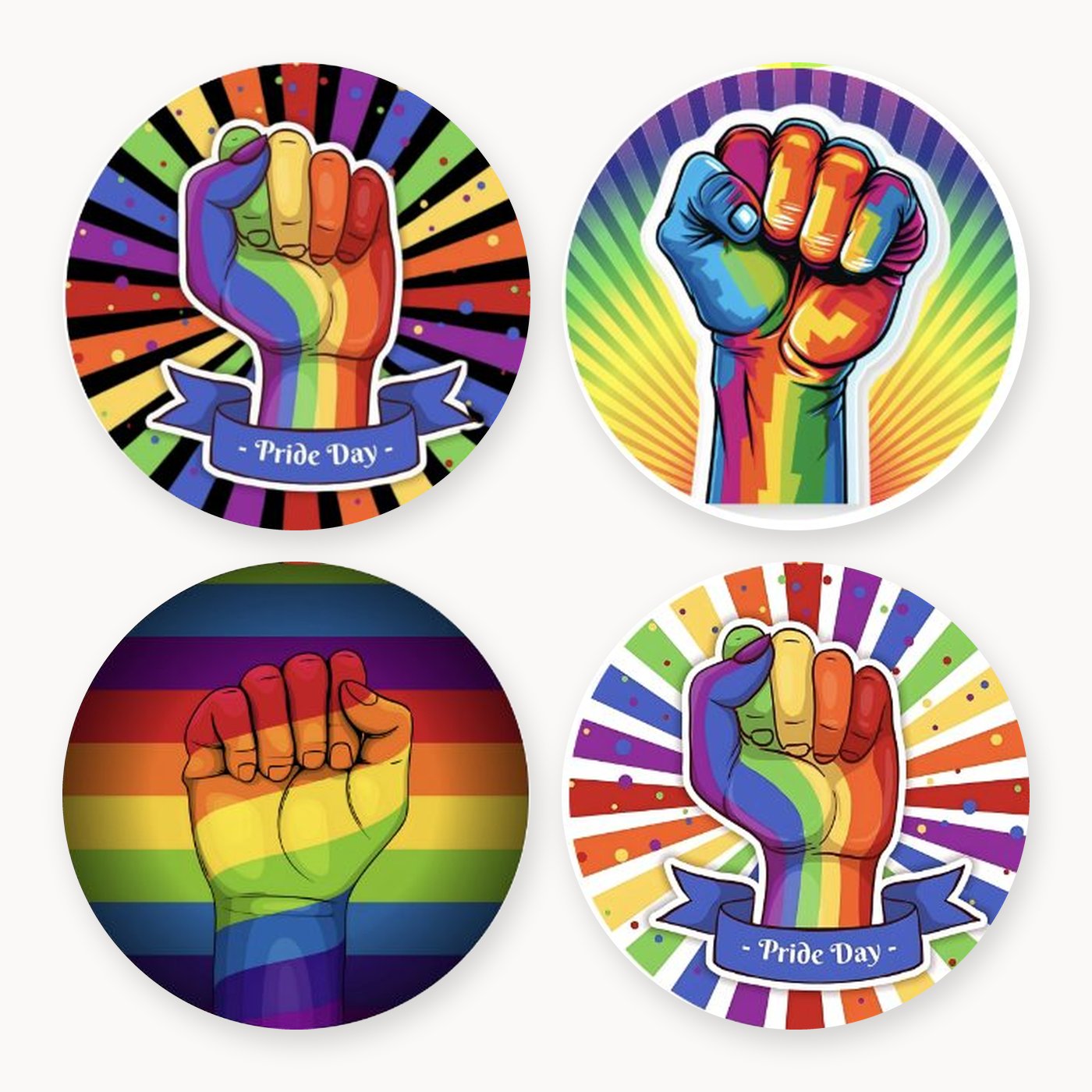 Pride Fist Coaster Set