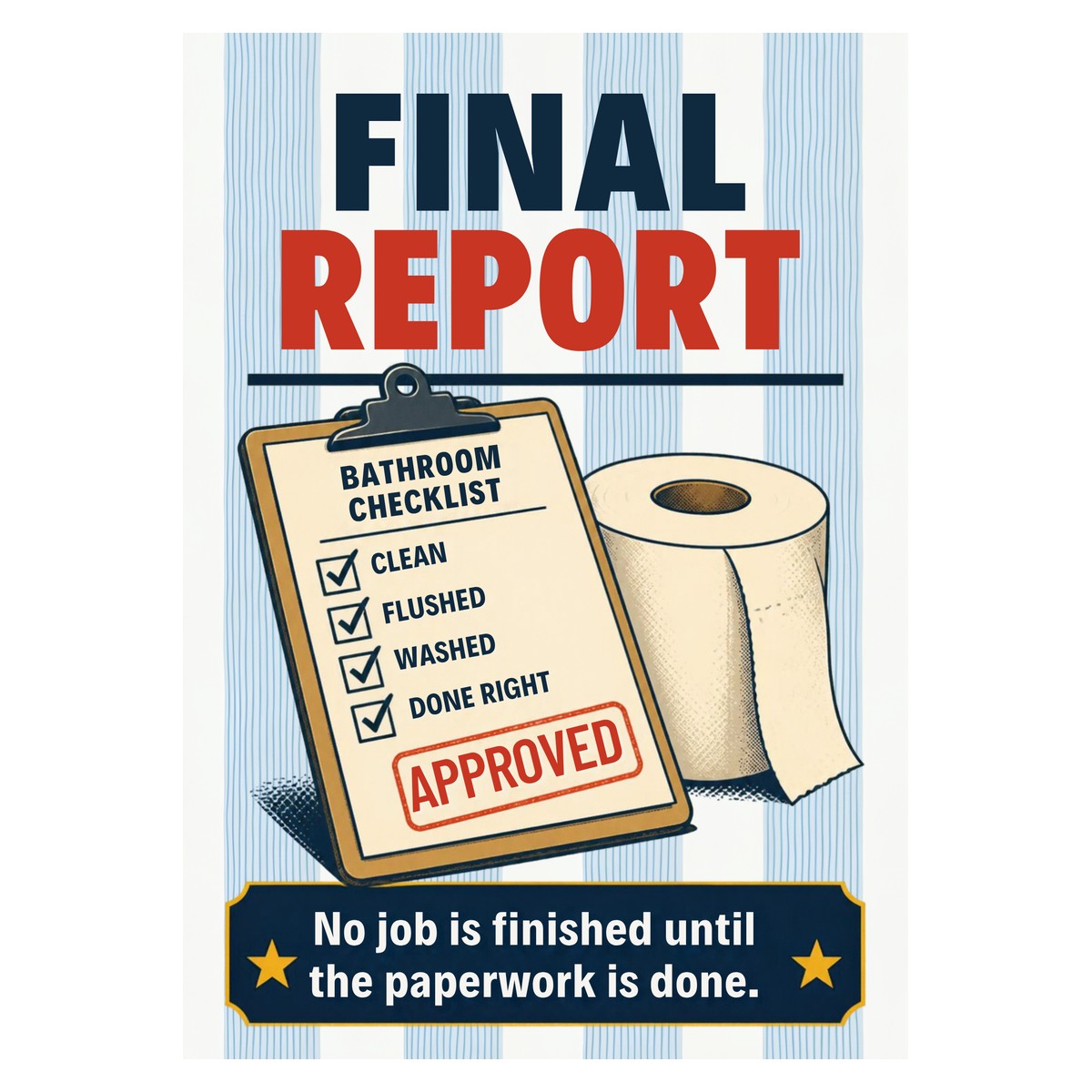 Final Report Bathroom Sign
